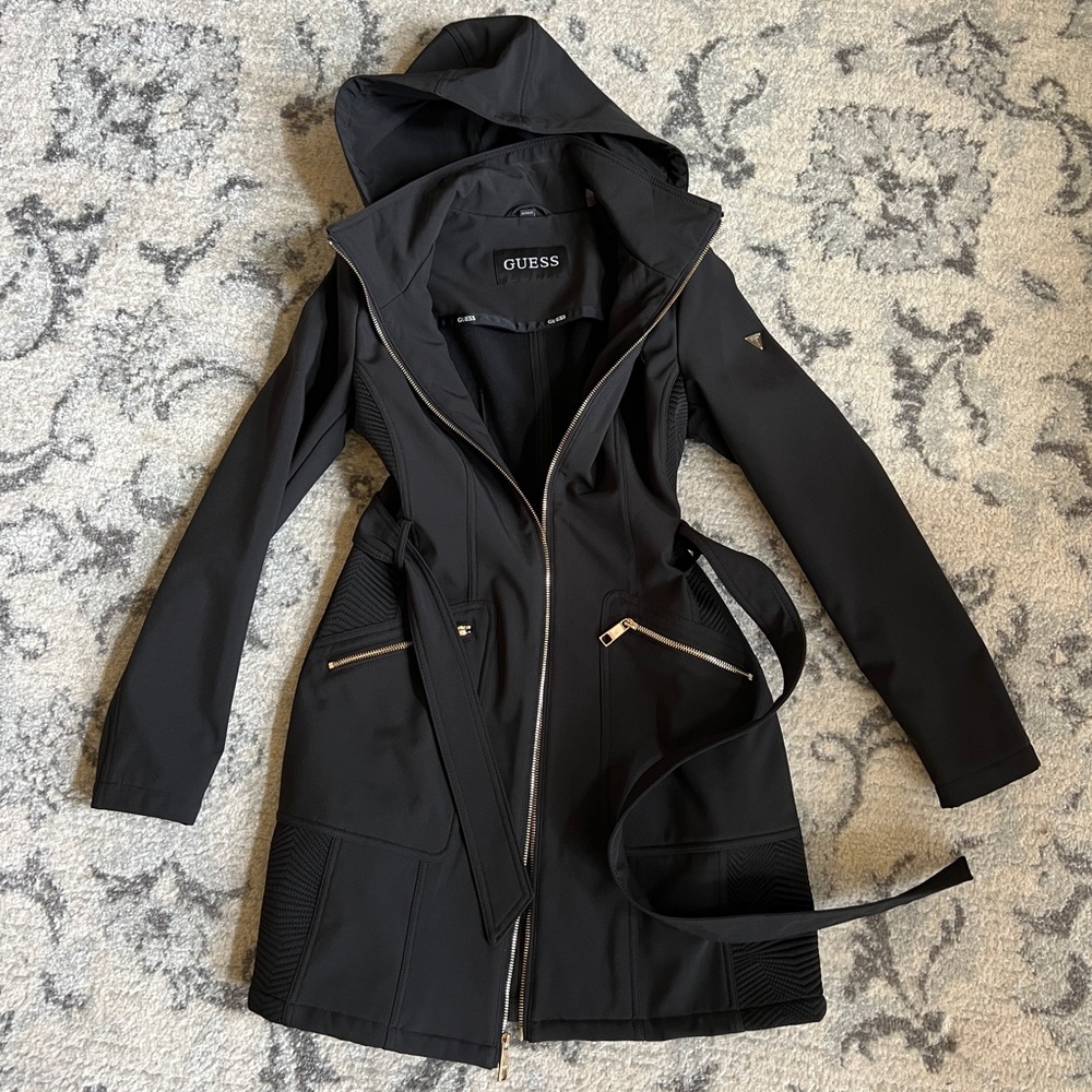 Long Black Guess Jacket